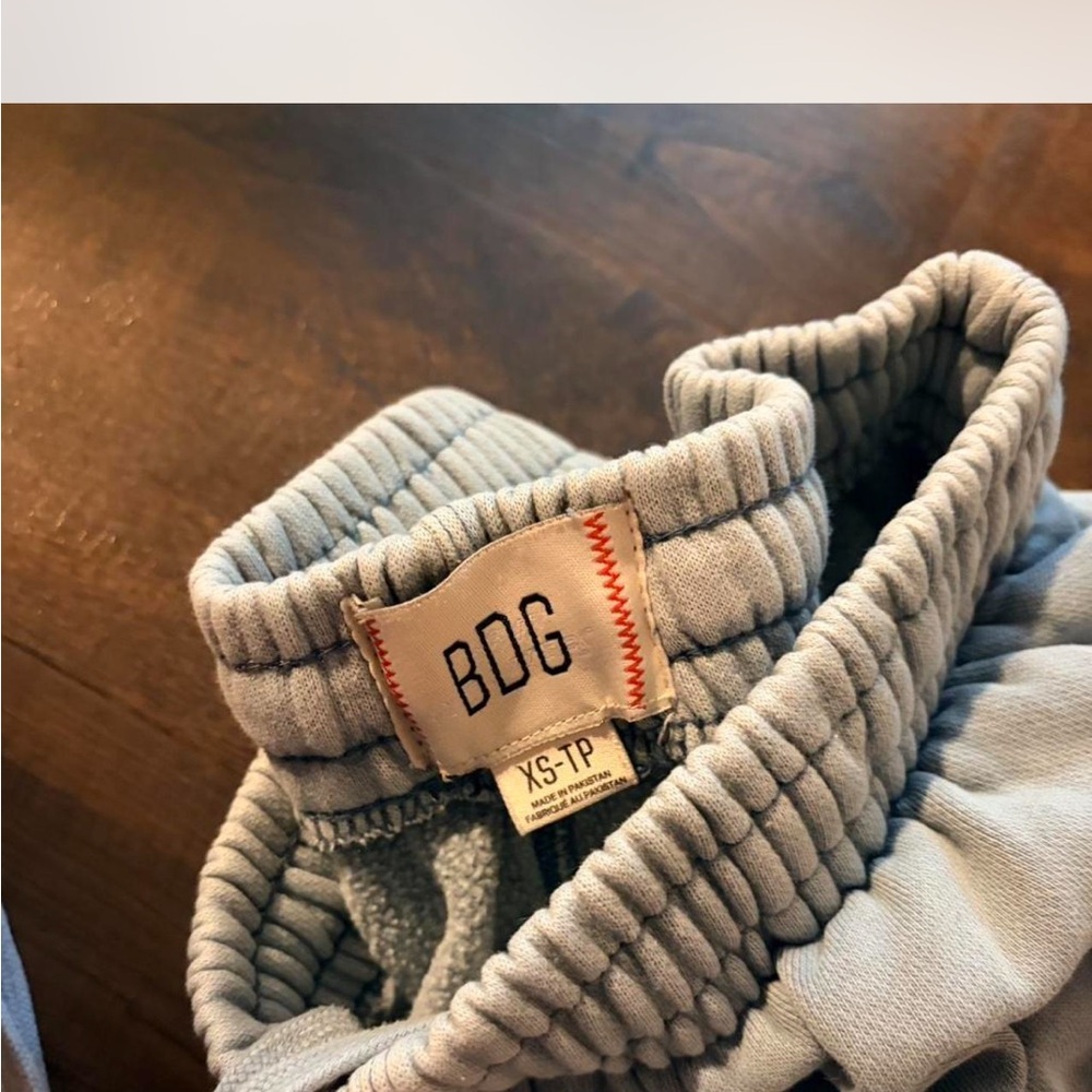 BDG Light Gray/blue Sweatpants - Picture 2 of 3